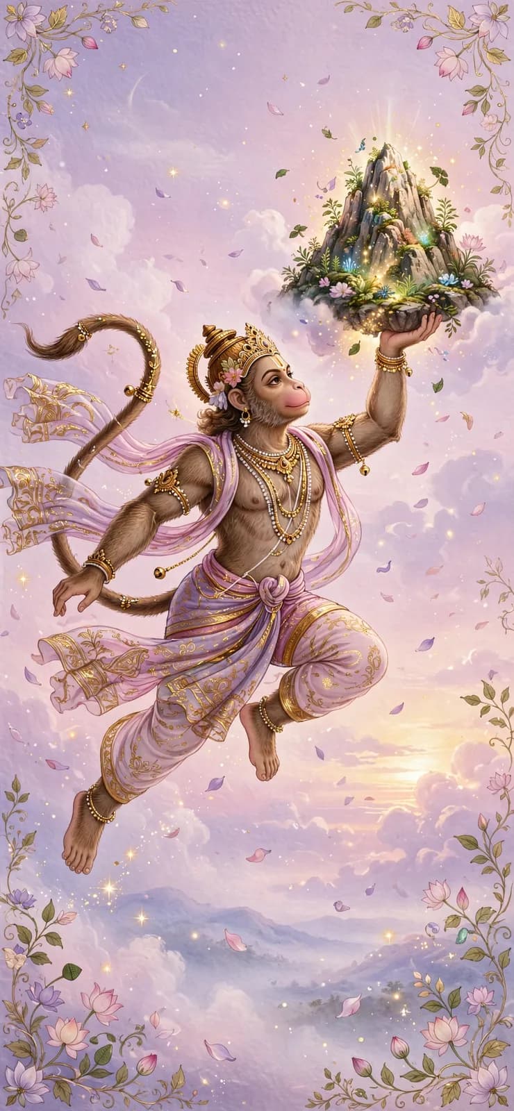 Hanuman and the Sanjivani — The Mountain That Flew