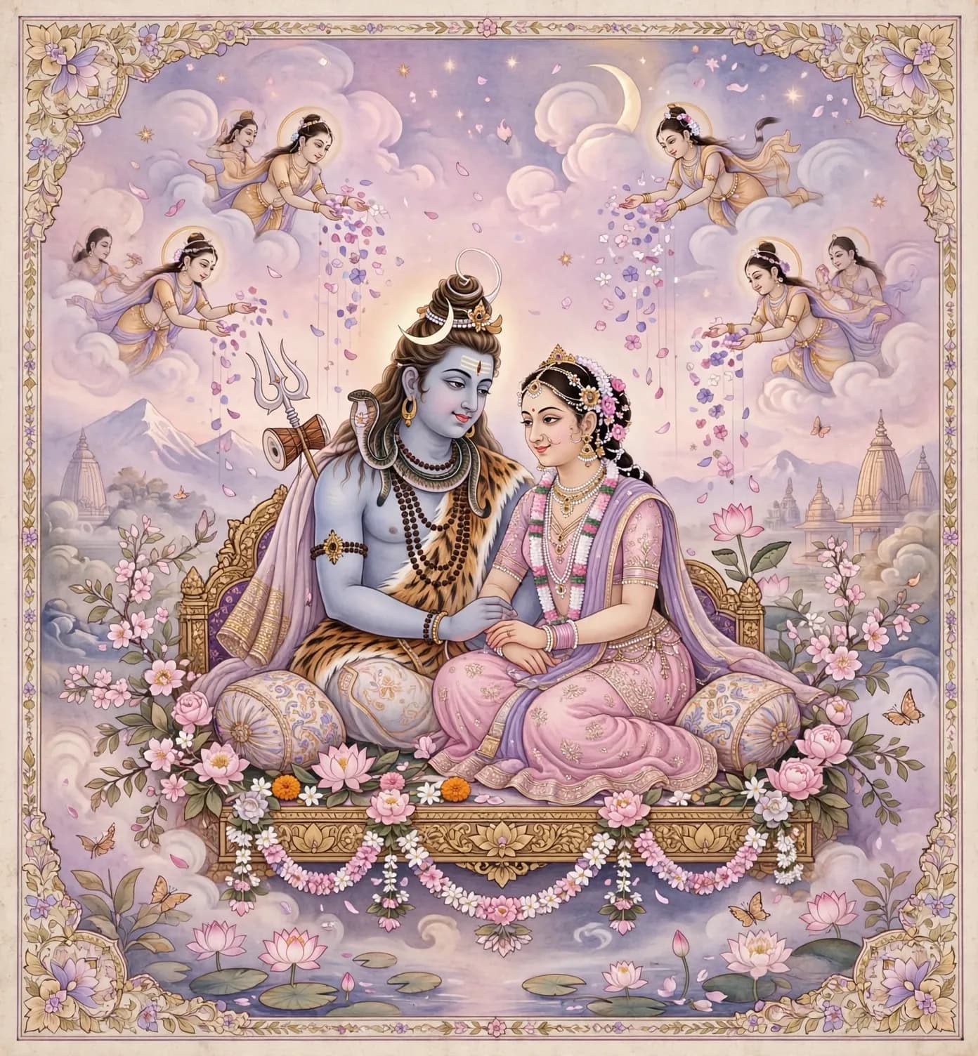 The Wedding of Shiva and Parvati