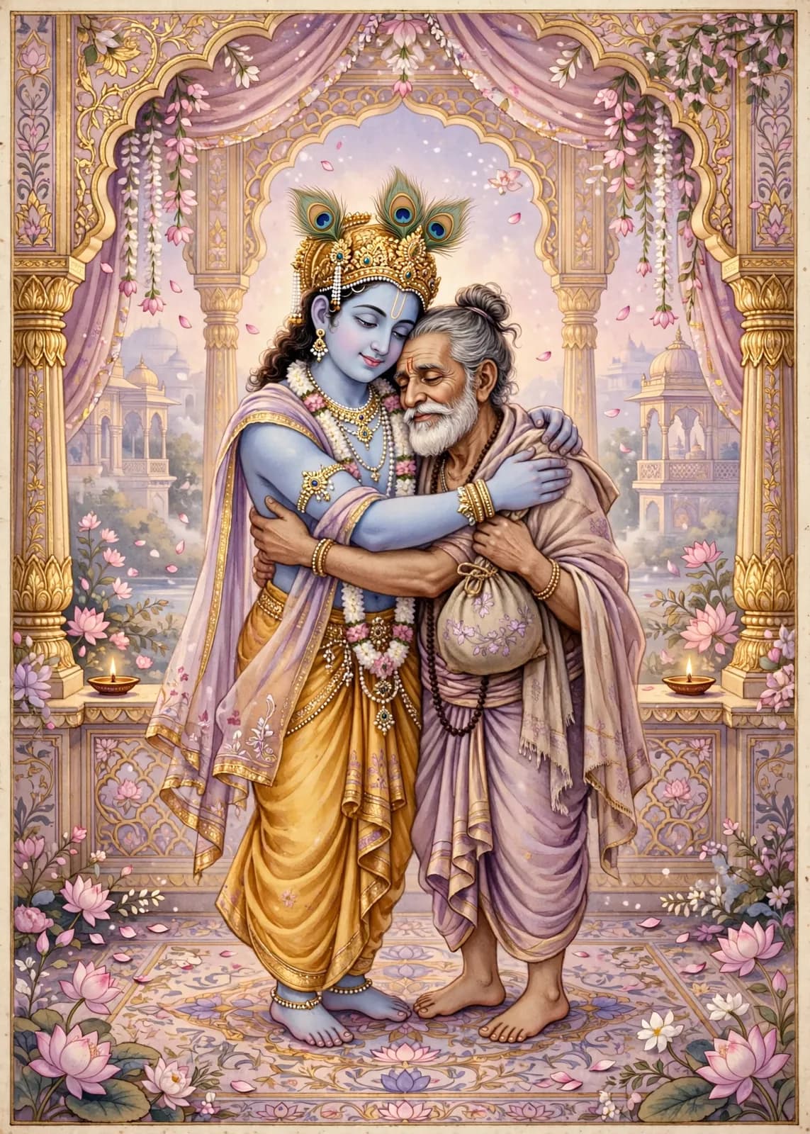 Sudama and Krishna — A Handful of Poha