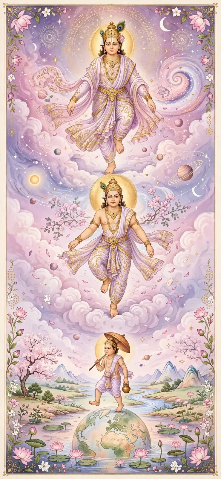 Vamana's Three Steps — The Dwarf Who Measured the Worlds